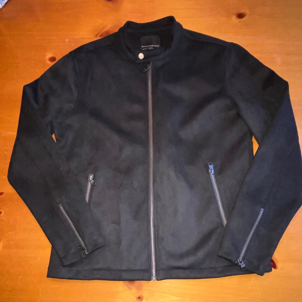 Banana Republic vegan suede jacket